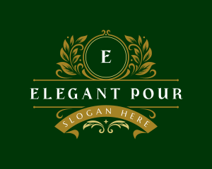 Elegant Organic Boutique logo design