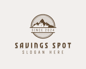 Mountain Alpine Trekking logo design