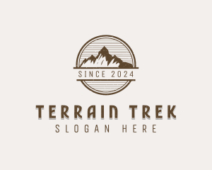 Mountain Alpine Trekking logo design