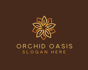 Flower Floral Spa logo design