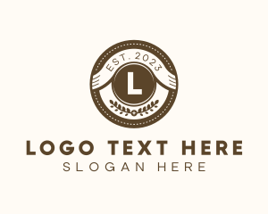 High End - Generic Wreath Curtain logo design