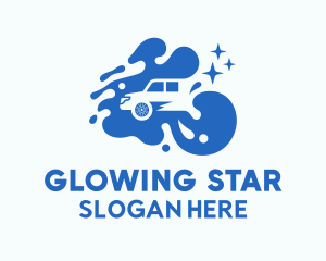 Shining - Bubbles Car Wash Garage logo design