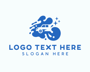 Cleaner - Bubbles Car Wash Garage logo design