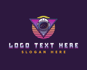 Explorer - Astronaut Galaxy Explorer logo design