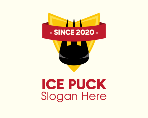 Ice Hockey Team Shield logo design