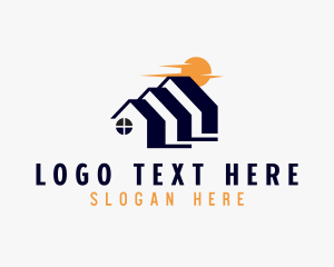 Roofing - Residential Housing Property logo design