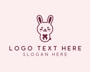 Oral Hygiene - Bunny Tooth Dentist logo design