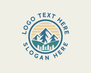 Forest - Travel Hiking Mountain logo design