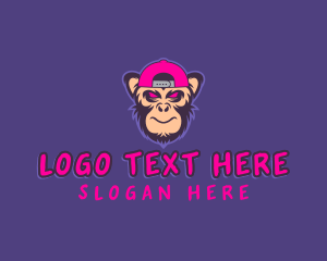 Illustration - Street Monkey Punk logo design
