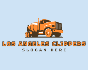 Construction Concrete Mixer Logo