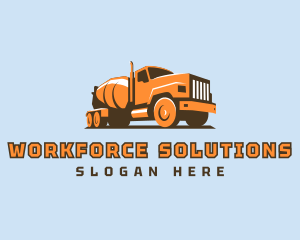 Labor - Construction Concrete Mixer logo design
