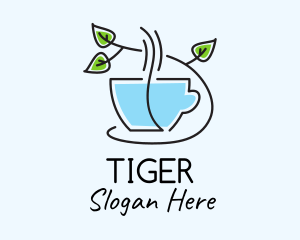 Gourmet Tea - Minimalist Herbal Tea logo design