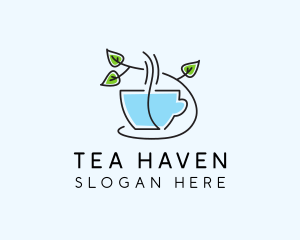 Herbal Tea - Minimalist Herbal Tea logo design