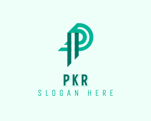 Professional Agency Letter P logo design