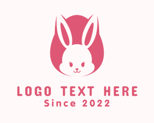 Bunny Rabbit - Cute Easter Bunny logo design