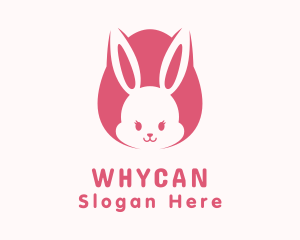 Cute Easter Bunny Logo