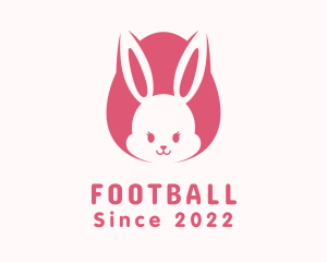 Kids - Cute Easter Bunny logo design