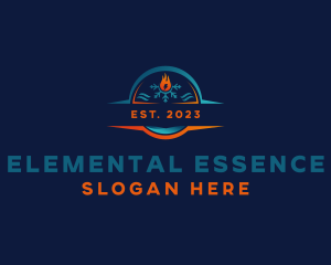 Element - Fire Ice Element logo design