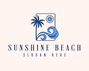 Summer - Summer Beach Wave logo design