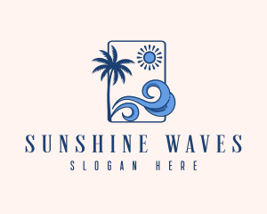 Summer - Summer Beach Wave logo design