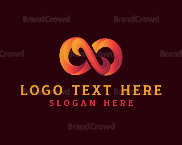 Gradient Infinity Symbol Logo