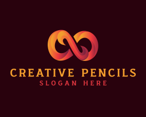 Gradient Infinity Symbol logo design