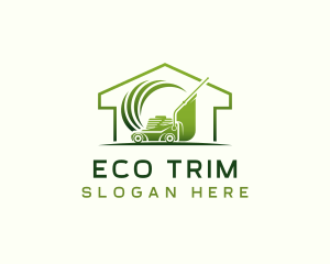 Residential Landscaping Mower logo design