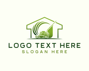 Grasscutter - Residential Landscaping Mower logo design