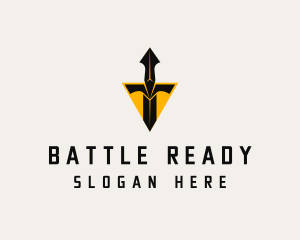 Gaming Knight Sword logo design