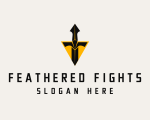 Gaming Knight Sword logo design