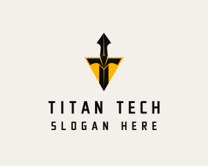 Titan - Gaming Titan Sword logo design