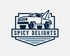 Logistics - Transport Trucking Cargo logo design