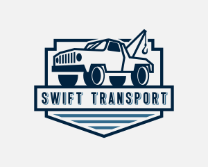 Transport Trucking Cargo logo design