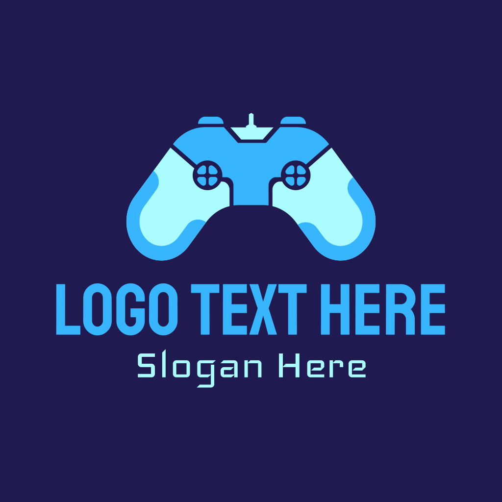 Blue Game Controller Logo | BrandCrowd Logo Maker