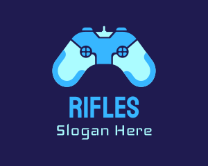 Blue Game Controller Logo