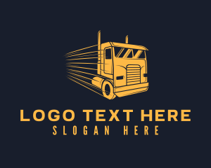 Moving Company - Fast Freight Courier logo design