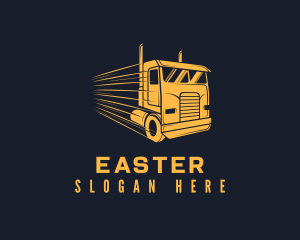 Driver - Fast Freight Courier logo design