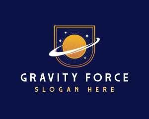 Gravity - Cosmic Planet Space logo design