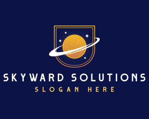 Aerospace - Cosmic Planet Space logo design