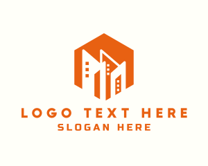 Office Space - Residential City Building logo design