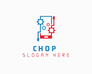 Mobile - Cog Mobile Repair logo design