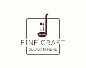 Cooking Utensils Restaurant logo design