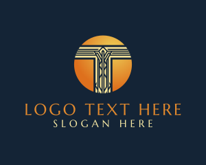 Letter T - Celtic Luxury Letter T logo design