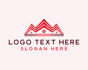 Roofing - House Roof Contractor logo design