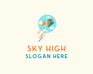 Sky Flying Kite logo design