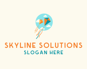 Sky Flying Kite logo design