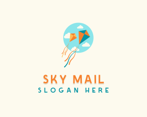 Sky Flying Kite logo design