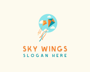 Sky Flying Kite logo design