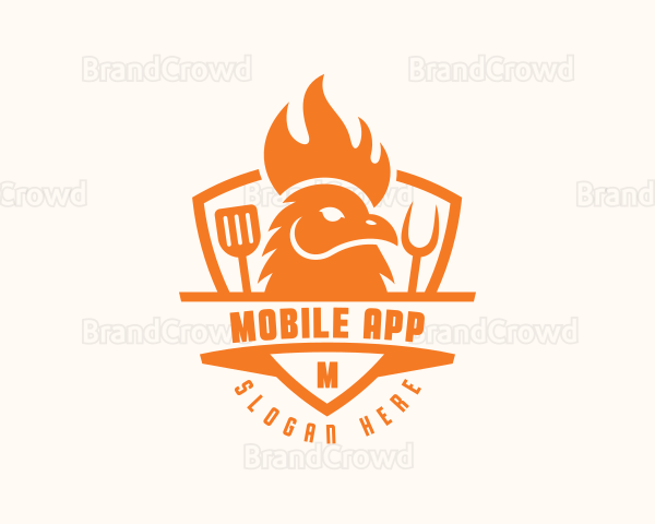 Chicken Barbecue Grill Logo