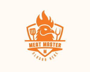 Chicken Barbecue Grill logo design